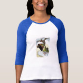 T-shirt la fille de patchwork de l'once (Devant)