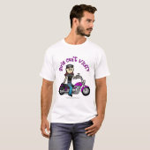 T-shirt La Fille du Biker léger (Devant entier)