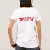 T-shirt La fille du boucher (Dos)