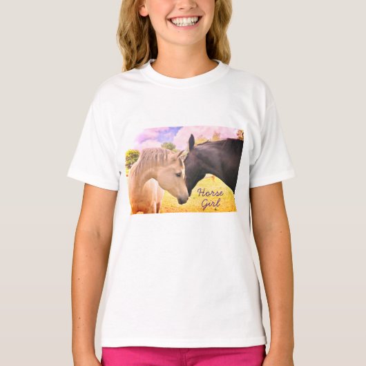 T-shirt La Fille du Cheval (Devant)