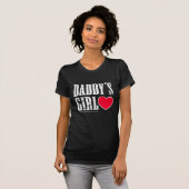T-shirt La fille du papa (Devant entier)