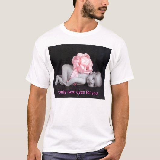 T-shirt La fille du papa (Devant)