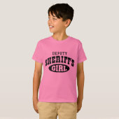 T-shirt La fille du shérif adjoint (Devant entier)