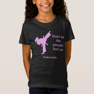 T-Shirt La fille du Taekwondo ne laissent pas la queue de