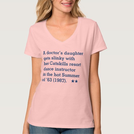 T-shirt La fille d'un médecin (Devant)