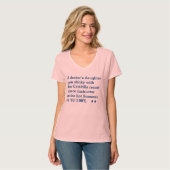 T-shirt La fille d'un médecin (Devant entier)