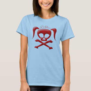 T-shirt La fille pirate le dessus de spaghetti
