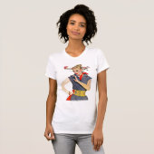 T-shirt La fille qui a volé des avions (Devant entier)