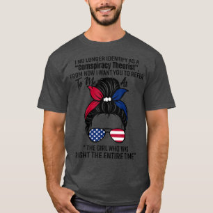 T-shirt La Fille Qui Avait Raison Tout Le Temps Style Mess