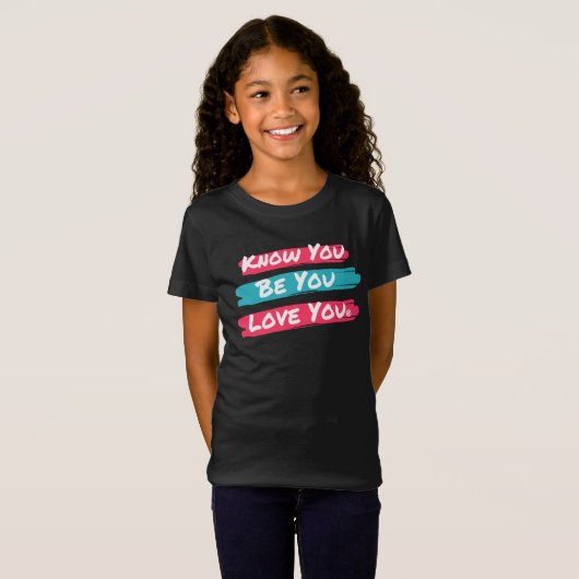 T-Shirt La fille sait que tu es tu aimesMD Tee (Devant entier)