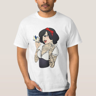 T-shirt La fille vogue mignonne blague