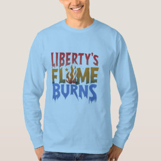 T-shirt La flamme de la liberté brûle