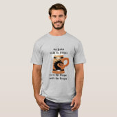 T-shirt La Flasque Avec le Dragon (Devant entier)