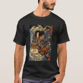 T-shirt La Flèche Japonaise Blessée Samurai Riding Crabe D (Devant)