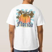 T-shirt La Floride le Floride Etats-Unis (Dos)