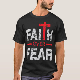 T-shirt La Foi Au-Dessus De La Peur Inspirationnelle - Gra