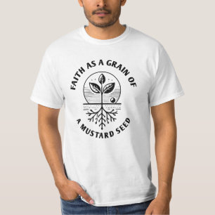 T-shirt La foi comme semence de moutarde - déplacer les mo