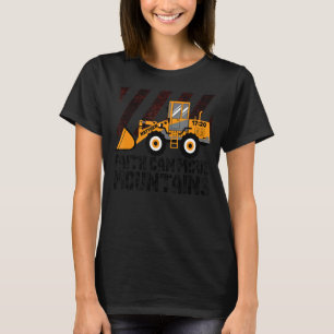 T-shirt La foi peut déplacer la montagne chargeuse