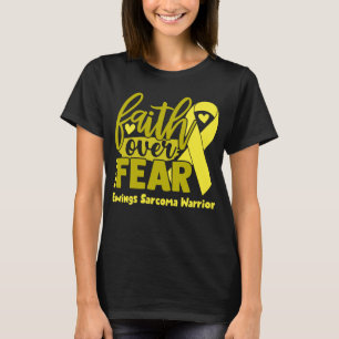 T-shirt La Foi Sur La Peur Donne Une Sensibilisation Au Sa