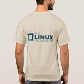 T-shirt La Fondation Linux m'a envoyé à cette conférence.. (Dos)