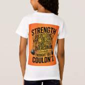 T-Shirt La force de la croyance (Dos)