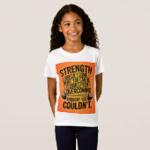 T-Shirt La force de la croyance (Devant entier)