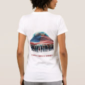 T-shirt La force de l'Amérique brille (Dos)