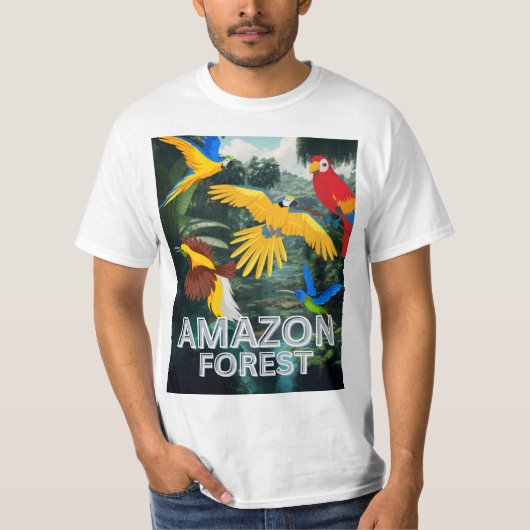 T-shirt La forêt amazonienne - La forêt amazonienne (Devant)