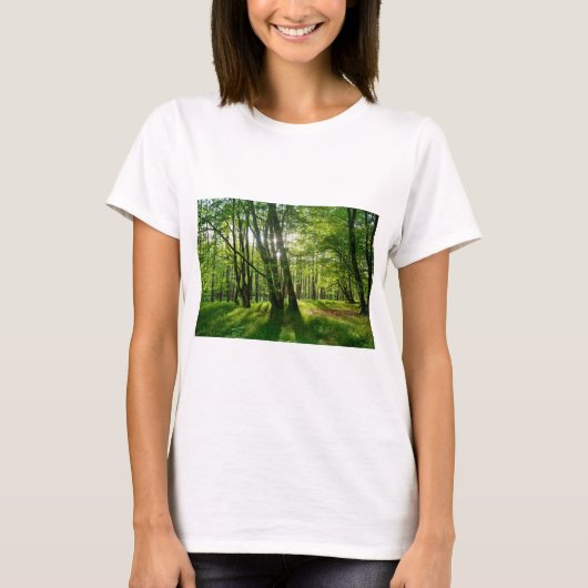 T-shirt La forêt au printemps (Devant)