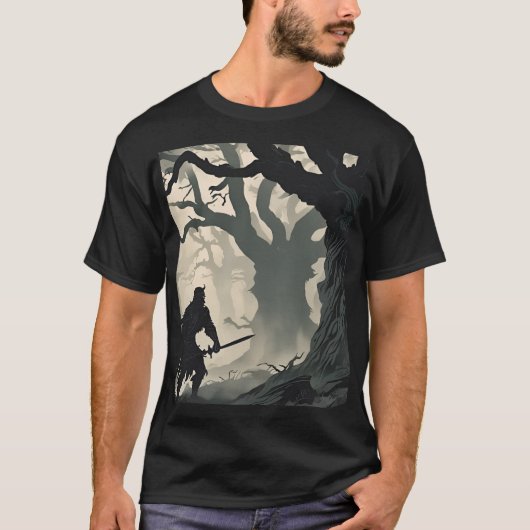 T-shirt La forêt de Cryptid (Devant)