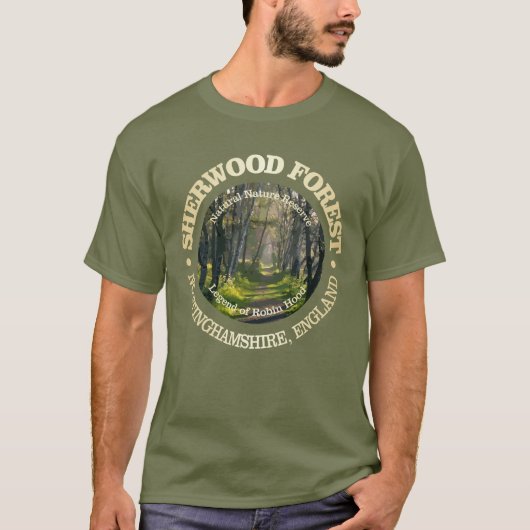 T-shirt La forêt de Sherwood (Devant)