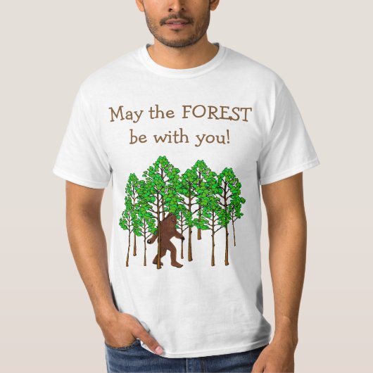 T-shirt La forêt soit avec vous (Devant)