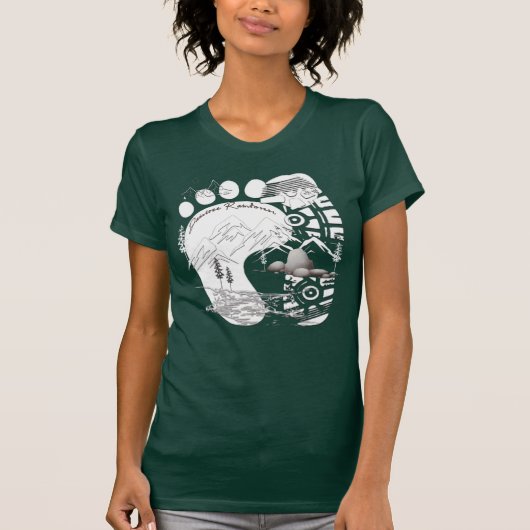 T-shirt La forêt tropicale de Daintree (Devant)