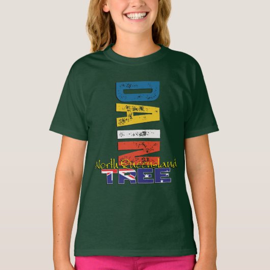 T-shirt La forêt tropicale de Daintree (Devant)