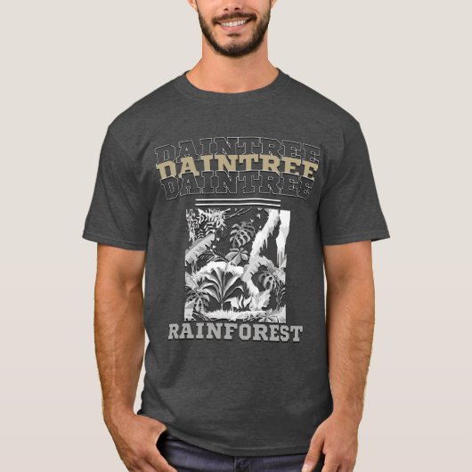 T-shirt La forêt tropicale de Daintree (Devant)