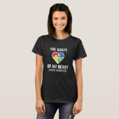 T-shirt La Forme De Mon Coeur (Devant entier)