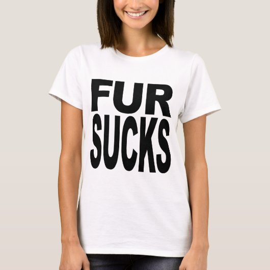 T-shirt La fourrure suce (Devant)