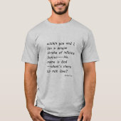 T-shirt "La fracture du génie" par Michael Crozz (Devant)