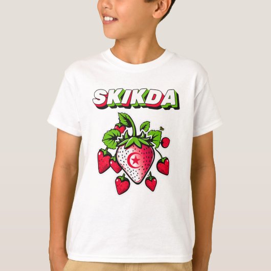 T-shirt La fraise de Skikda (Devant)