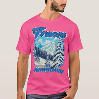T-shirt La France Au Snowboard