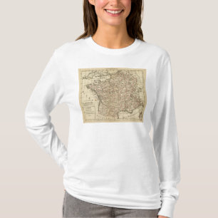T-shirt La France, departemens