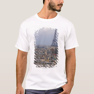 T-shirt La France, Paris, paysage urbain avec Tour Eiffel