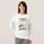T-shirt La France - ski de moines (Devant entier)