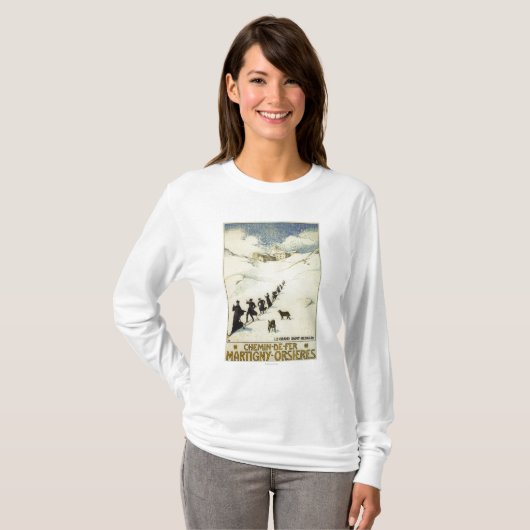 T-shirt La France - ski de moines (Devant entier)