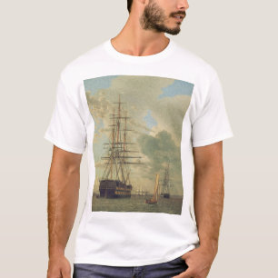 T-shirt La frégate à l'ancre dans les rades