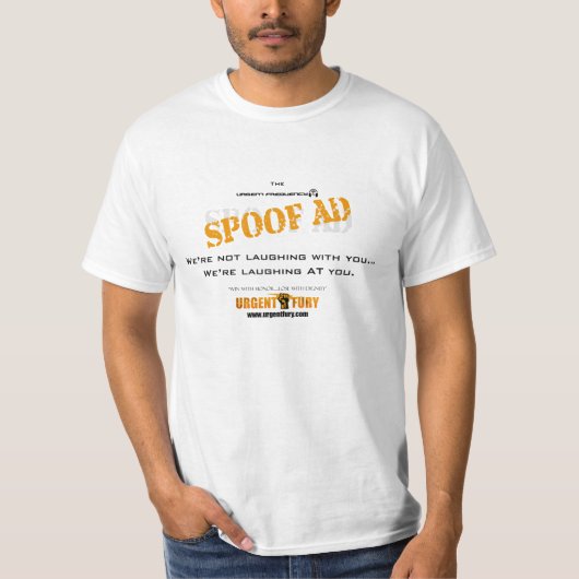 T-shirt La fréquence urgente charrient des annonces (Devant)