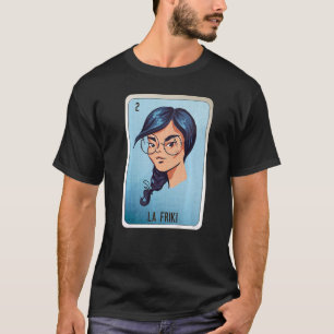 T-shirt La Friki Mexicaine Lotterie Cartes de Bingo