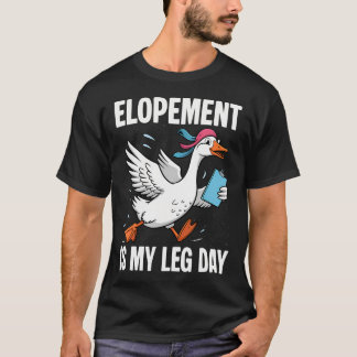 T-shirt La Fugue Est Ma Journée De Jambe Petite Oie Rbt Co