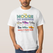 T-shirt La Fun Run de Moore the Merrier (Devant)