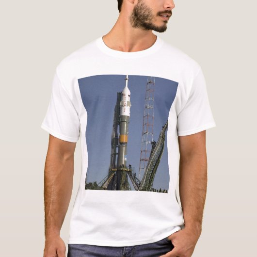 T-shirt La fusée Soyouz est montée en position 2 (Devant)